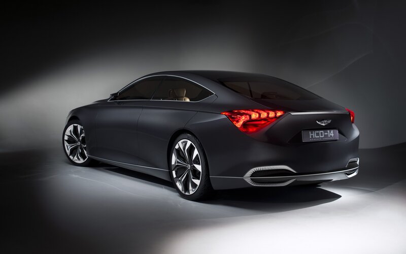 Black Concept Car — Dramatic, Photograph, Taillights, Wheels