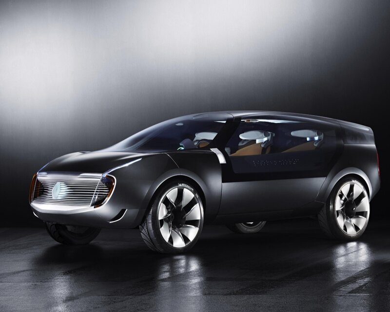Black Concept Car — Dramatic, Photograph, Wheels, Grille