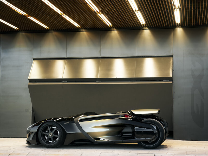 Black Concept Car — Dramatic
