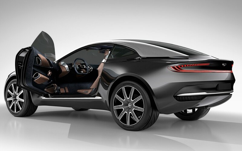 Black Concept Car — Modern, 3d Render, Car Door