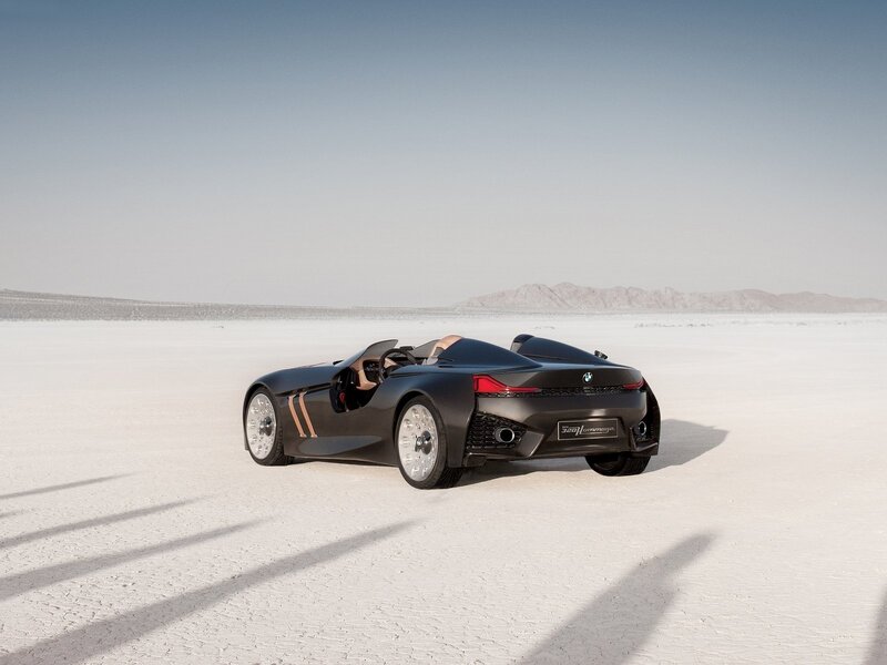 Black Concept Car — White
