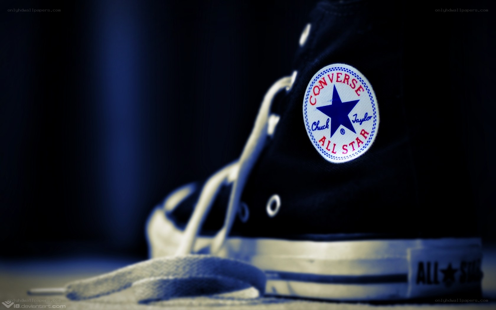 black converse all star shoe