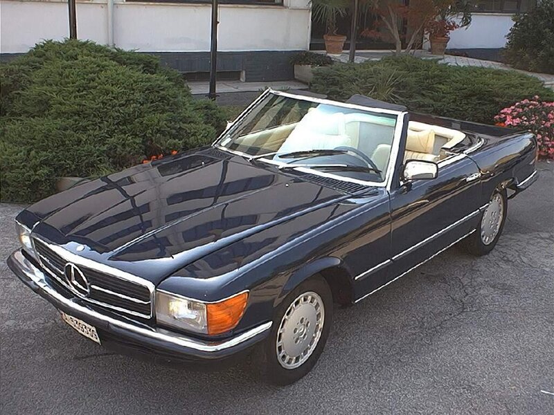 Black Convertible Car — Calm, Afternoon, Photograph, Bushes