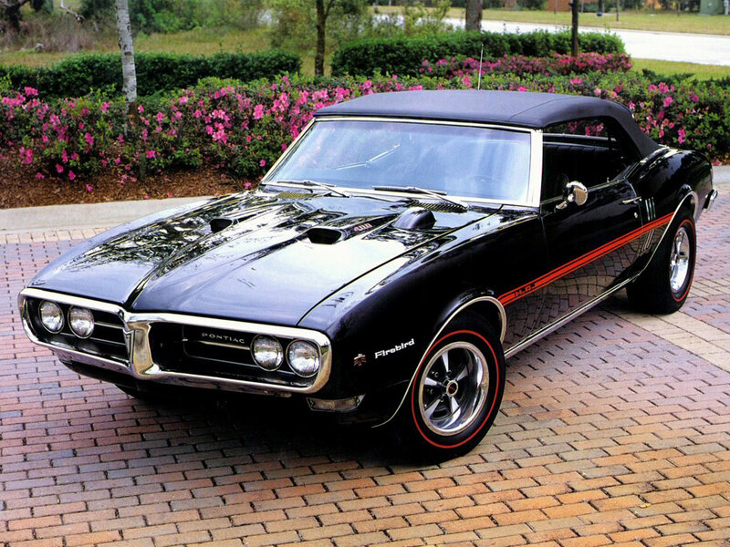 Black Convertible Car — Calm, Afternoon, Photograph, Flowers