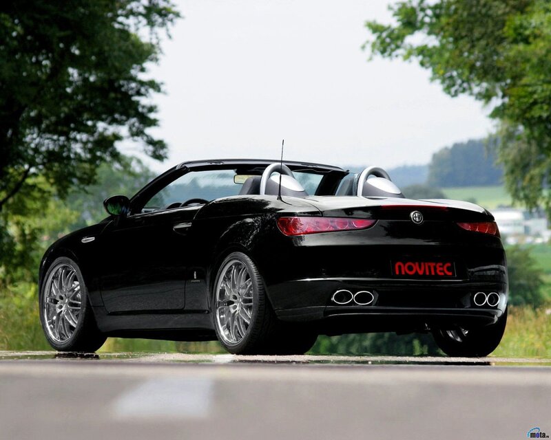 Black Convertible Car — Calm, Afternoon, Photograph, Trees, Road, Exhaust