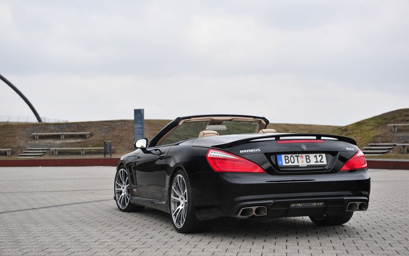 Black Convertible Car — Calm, Photograph, Road