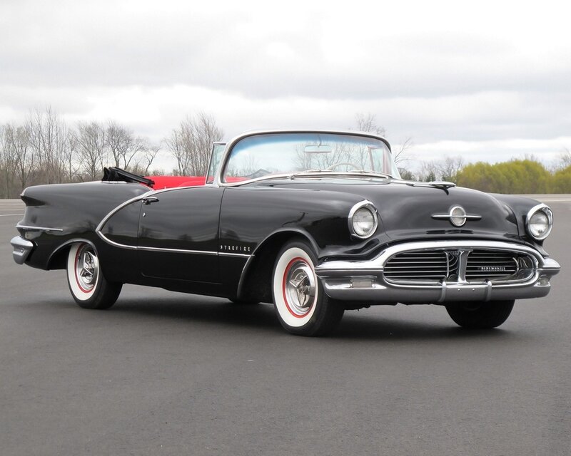 Black Convertible Car — Calm, Spring, Photograph