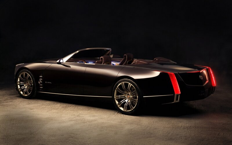 Black Convertible Car — Dramatic, Night, Photograph, Lights, Wheels, Silver