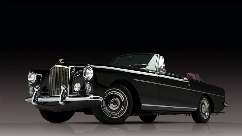 Black Convertible Car — Dramatic, Photograph, Chrome Grille