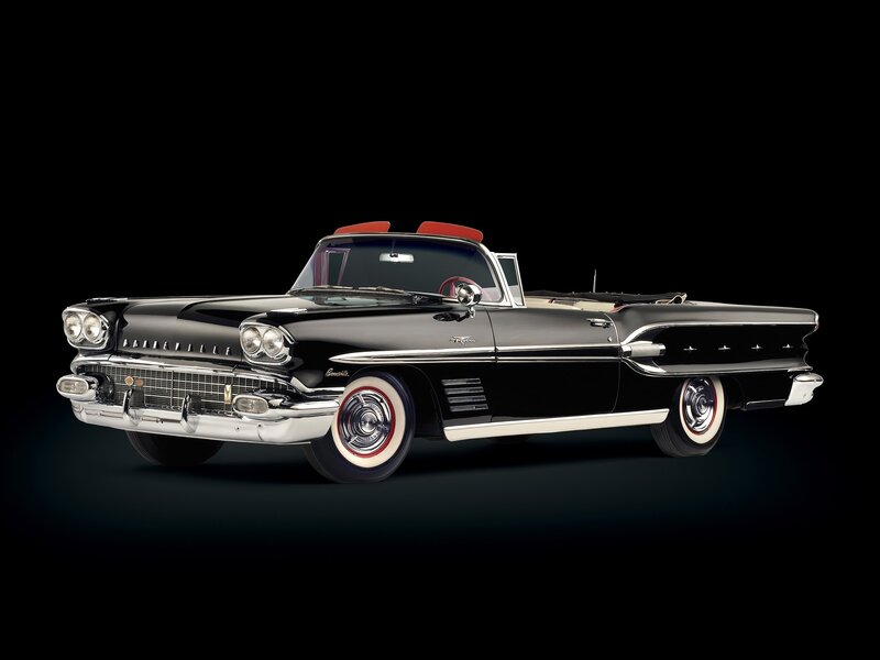 Black Convertible Car — Dramatic, Photograph, Red Interior
