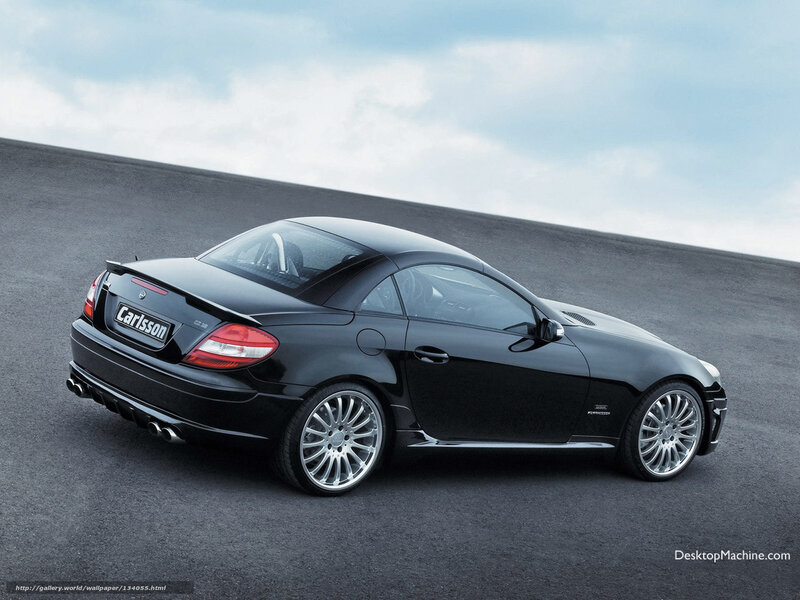 Black Convertible Car — Dramatic, Photograph, Road, Sky
