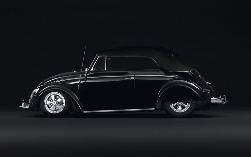Black Convertible Car — Dramatic, Photograph, Wheel, Antenna