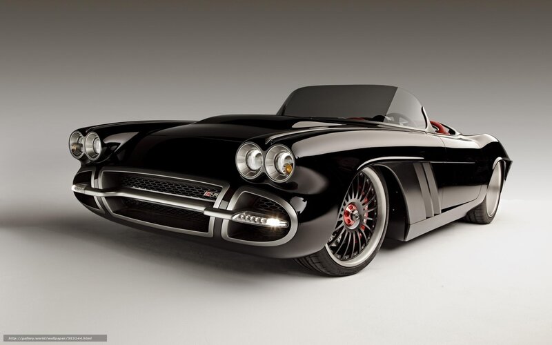 Black Convertible Car — Dramatic, Photograph, Wheels, Headlights, Grille