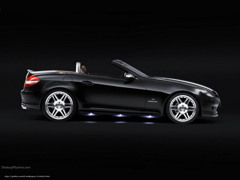 Black Convertible Car — Dramatic, Photograph, Wheels, Lights