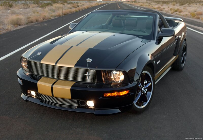 Black Convertible Car — Dramatic, Sunset, Photograph, Road