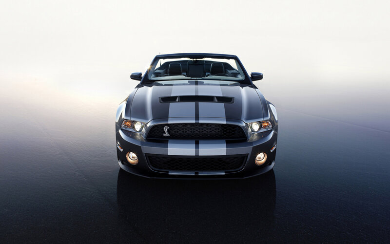 Black Convertible Car — Dramatic, Sunset, Photograph, Stripes
