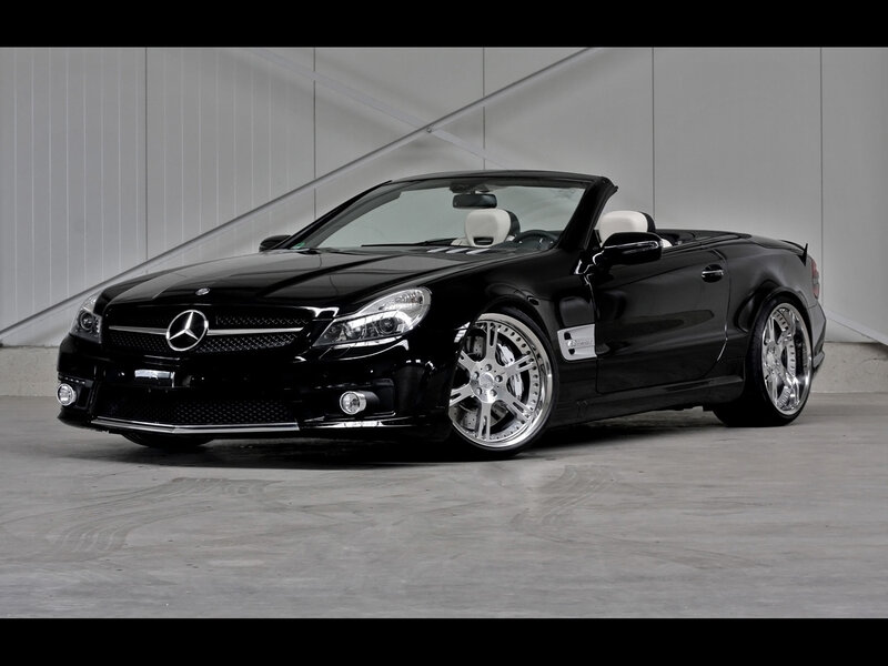 Black Convertible Car — Dramatic