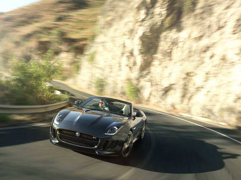 Black Convertible Car — Dynamic, Afternoon, Photograph, Driver, Road, Mountain
