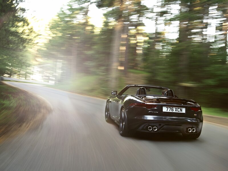 Black Convertible Car — Dynamic, Afternoon, Photograph, Road