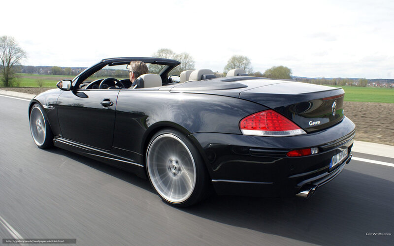 Black Convertible Car — Dynamic, Afternoon