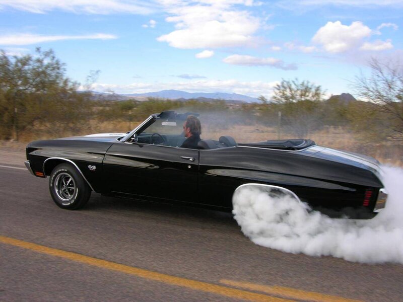 Black Convertible Car — Dynamic