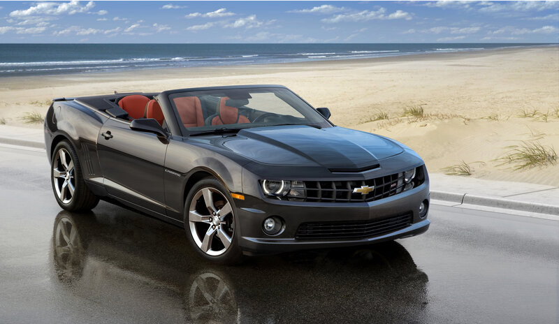 Black Convertible Car — Gray