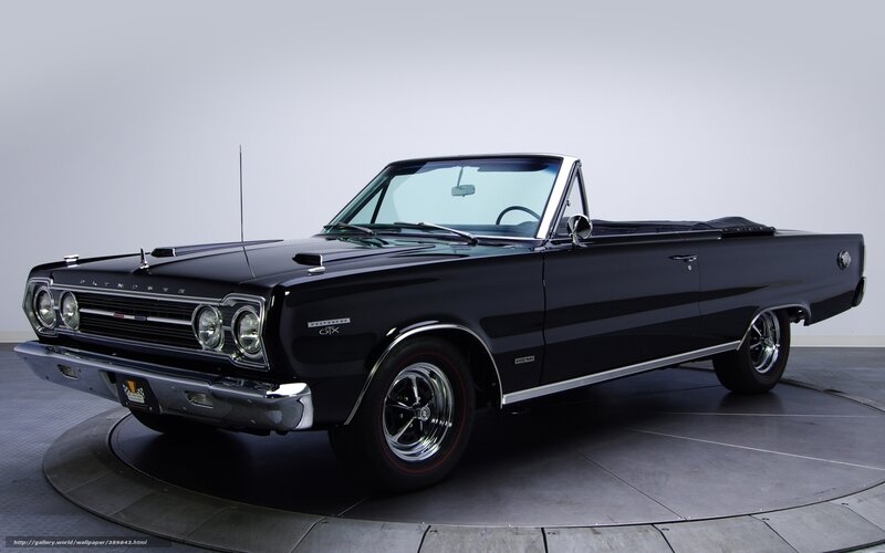 Black Convertible Car — Neutral, Photograph, Rotating Platform