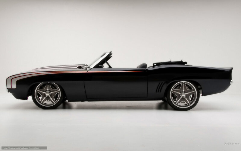 Black Convertible Car — Neutral, Photograph, Stripes
