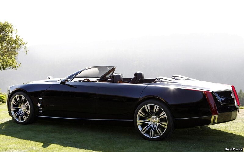 Black Convertible Car — Serene, Afternoon, Photograph