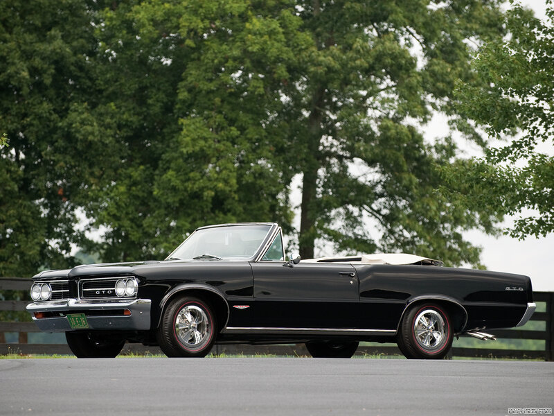 Black Convertible Car — Serene, Afternoon, Photograph, Trees, Fence