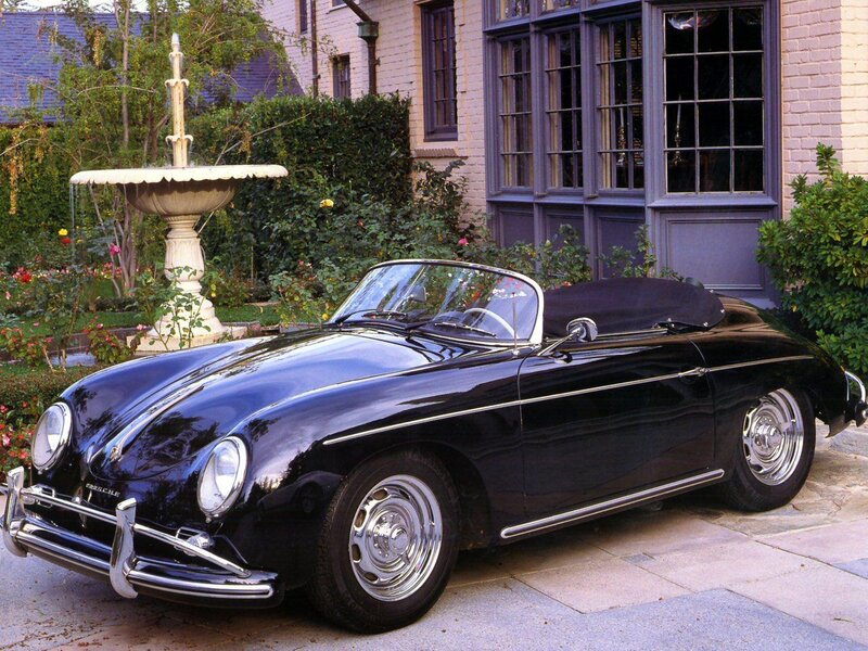 Black Convertible Car — Serene, Afternoon
