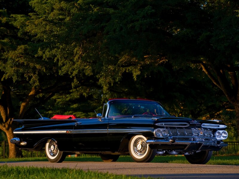 Black Convertible Car — Serene, Sunset, Photograph