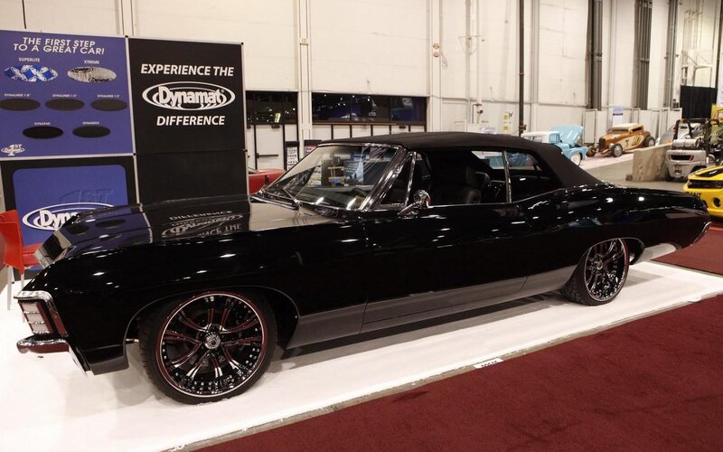Black Convertible Car — Showroom