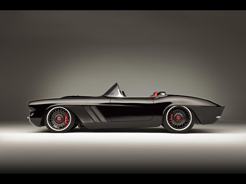 black convertible concept car