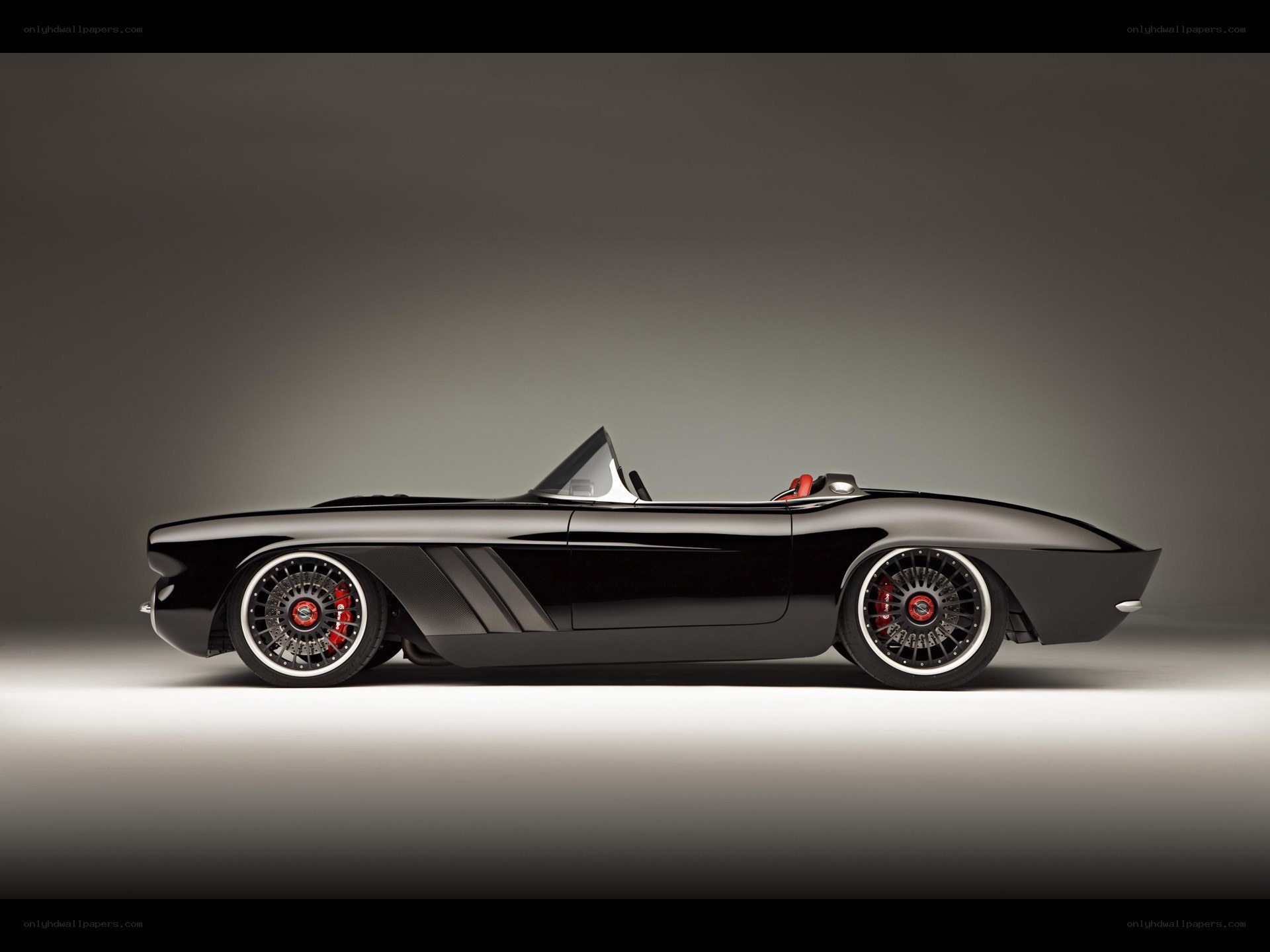 black convertible concept car