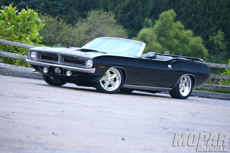 Black Convertible Muscle Car — Calm