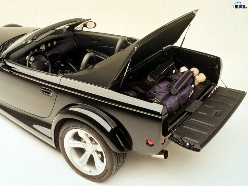 black convertible pickup truck