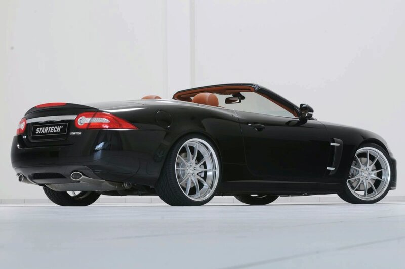 Black convertible sports car