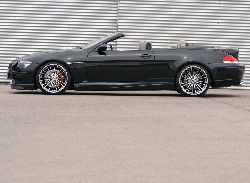 black convertible sports car