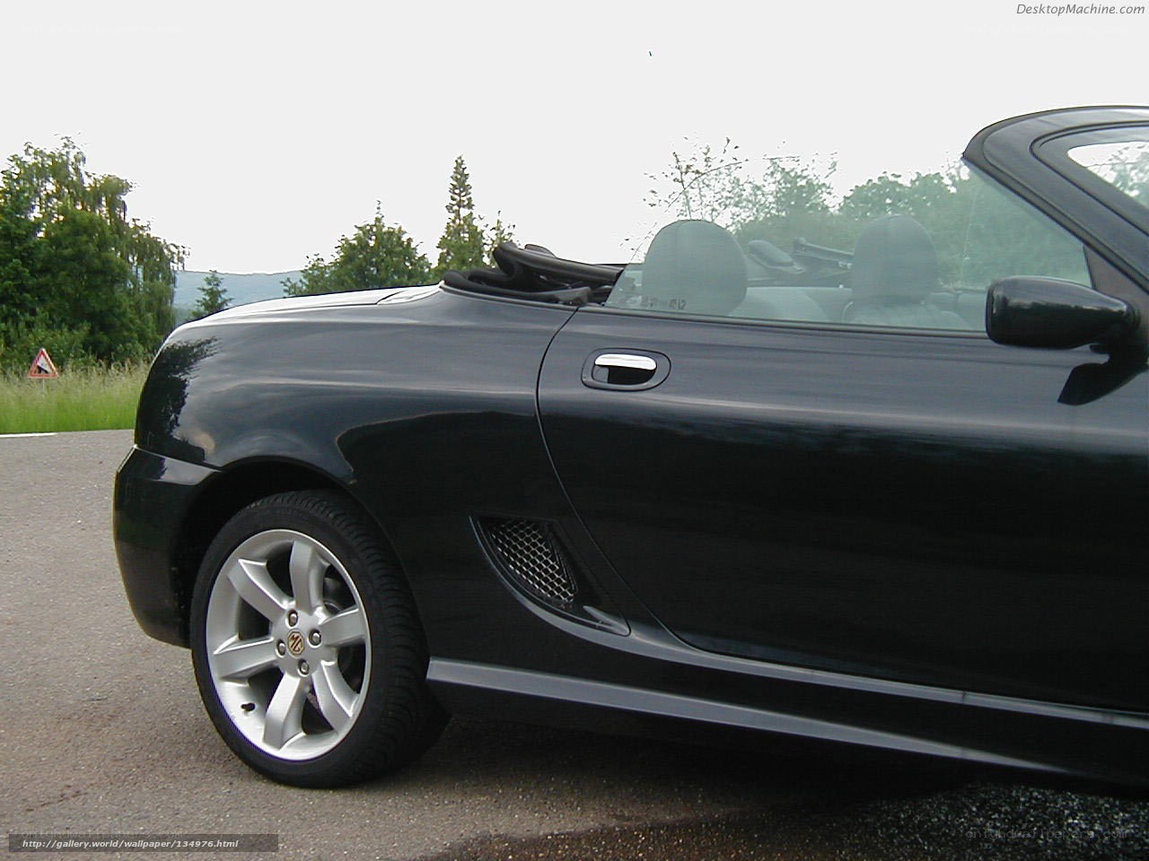black convertible sports car