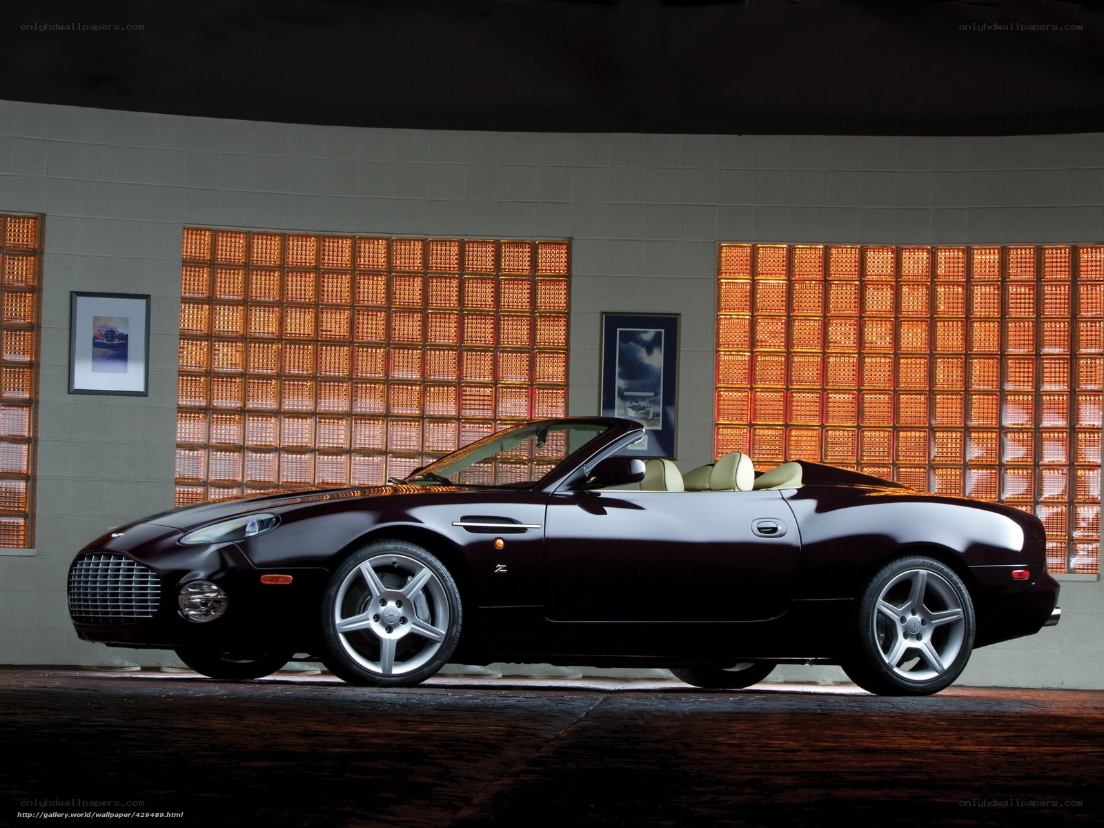 Black convertible sports car