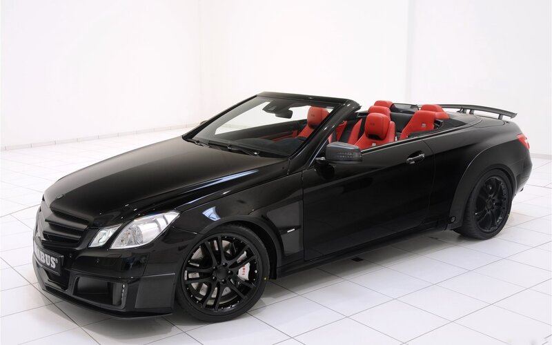 black convertible sports car