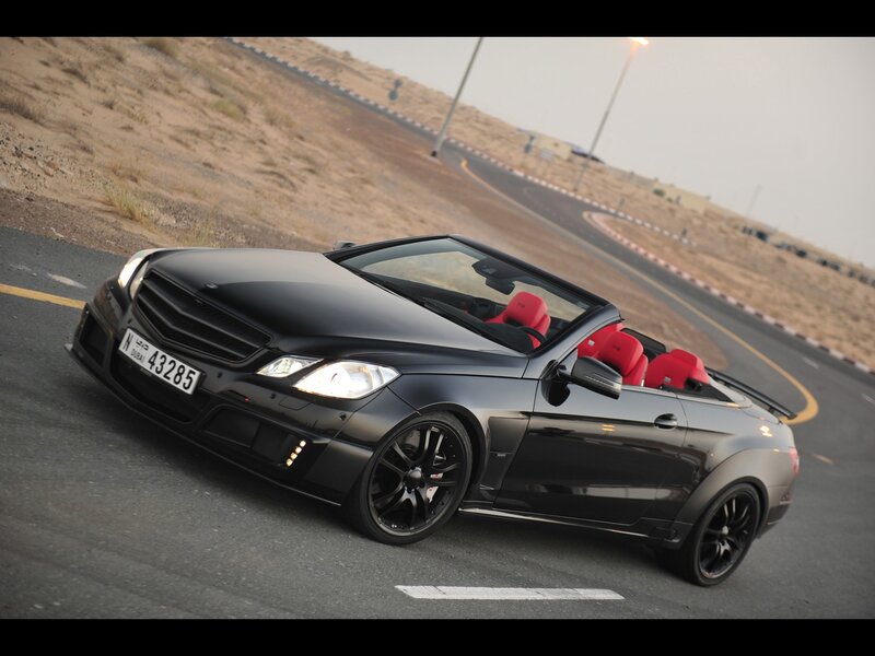 black convertible sports car