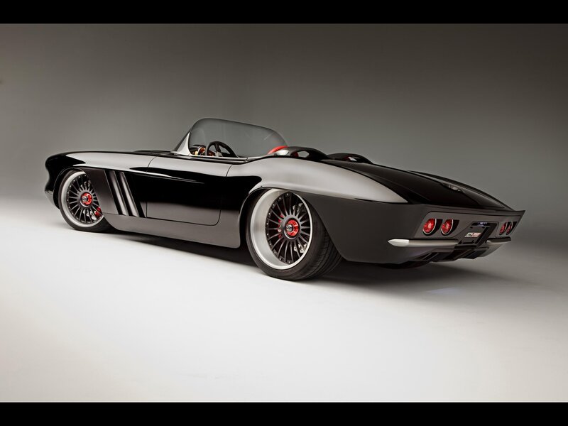 Black convertible sports car