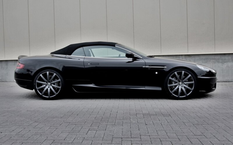 black convertible sports car