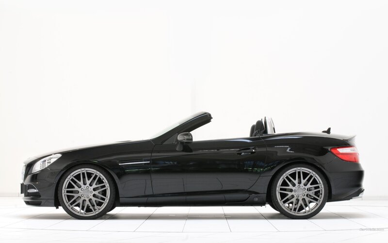 black convertible sports car