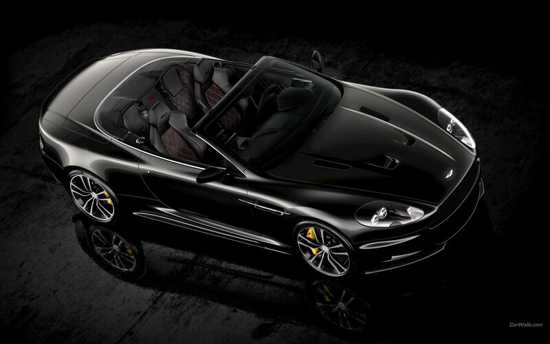 black convertible sports car