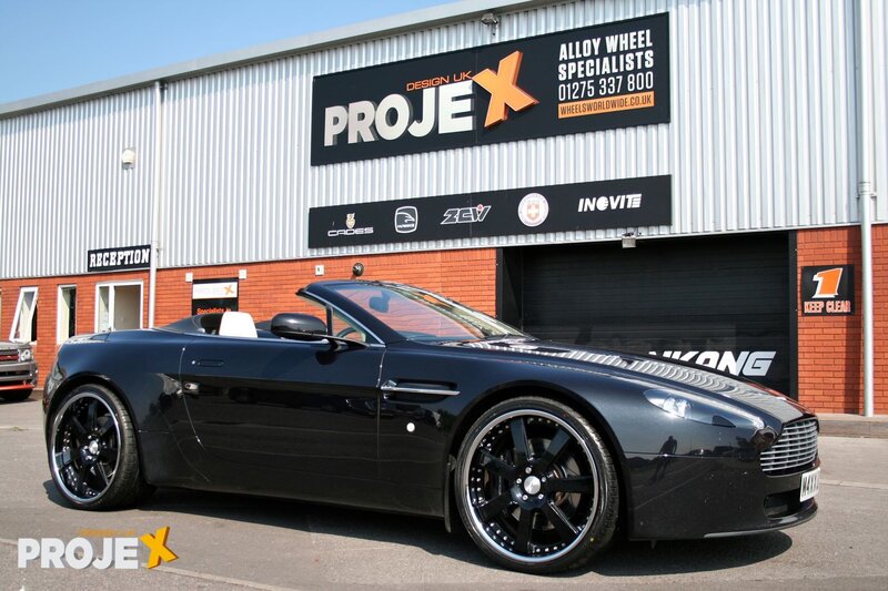 Black convertible sports car