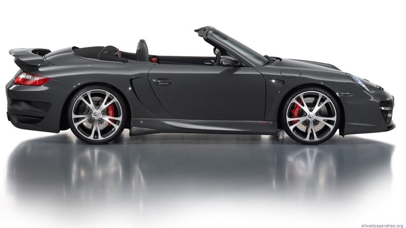 black convertible sports car