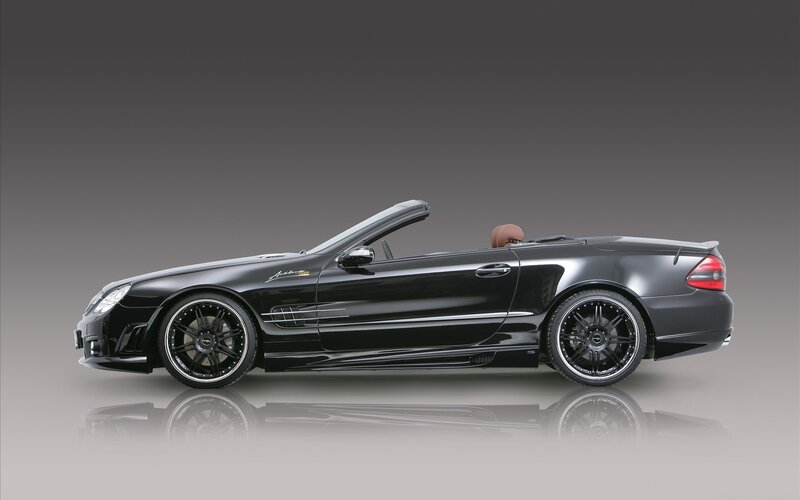 black convertible sports car